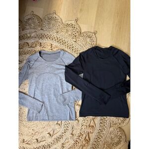 Grey & Black Lululemon Swiftly Race length